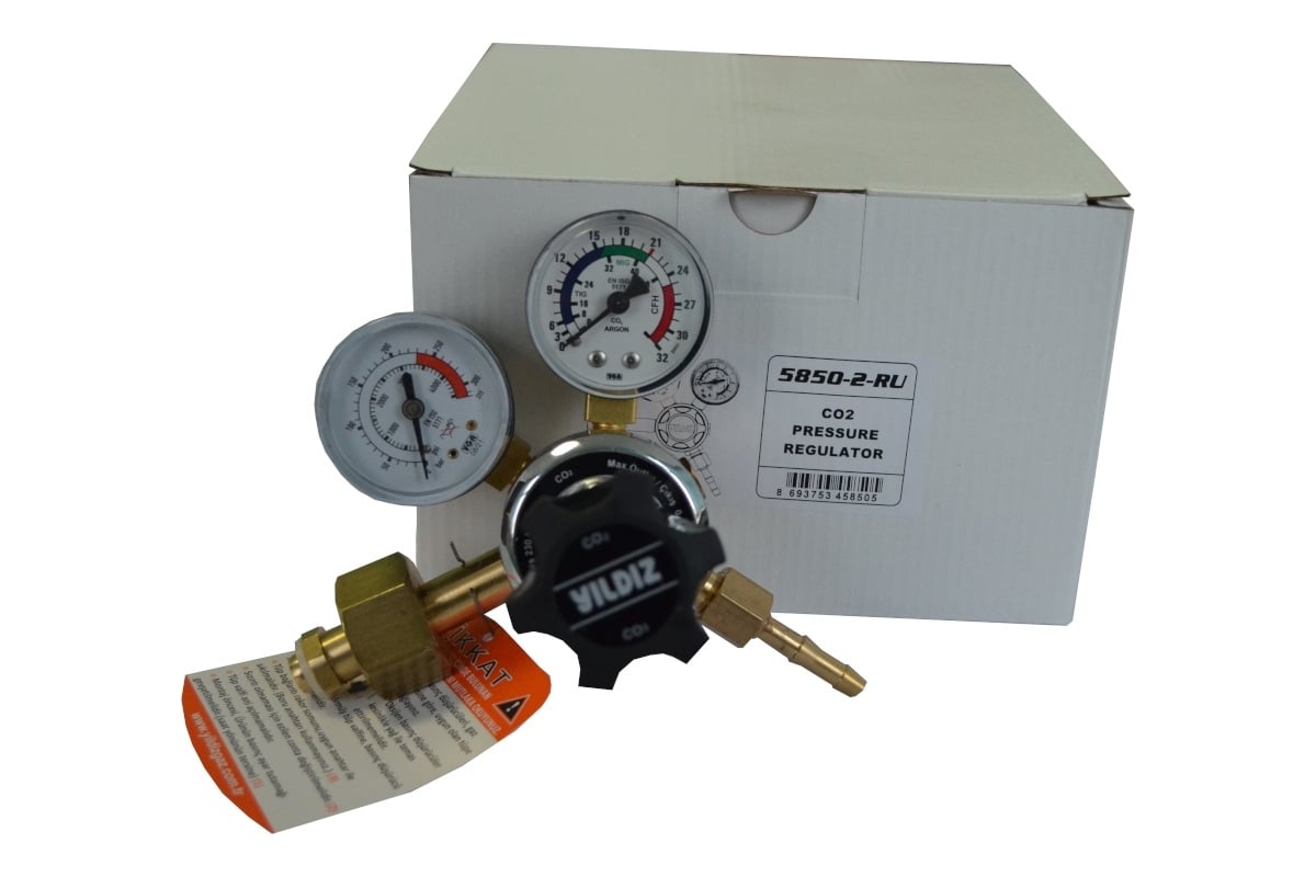 Регулятор углекислотный GAZ 21 л/м YILDIZ 5850-2-RU