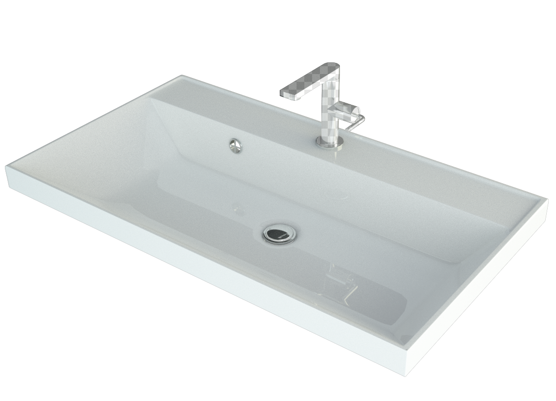 Раковина Style Line Asti 80 см белый глянец СС-00002465