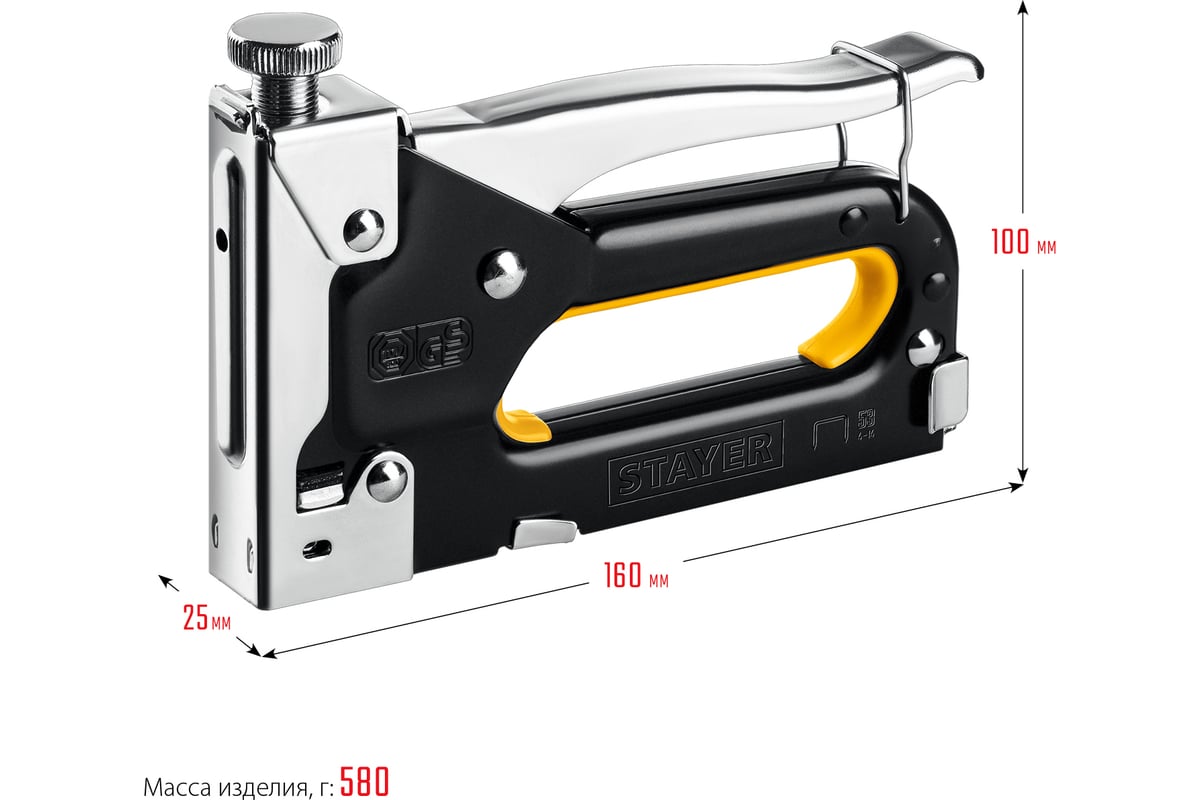 Cтальной cтеплер Stayer Max-53 тип 53 31501_z01