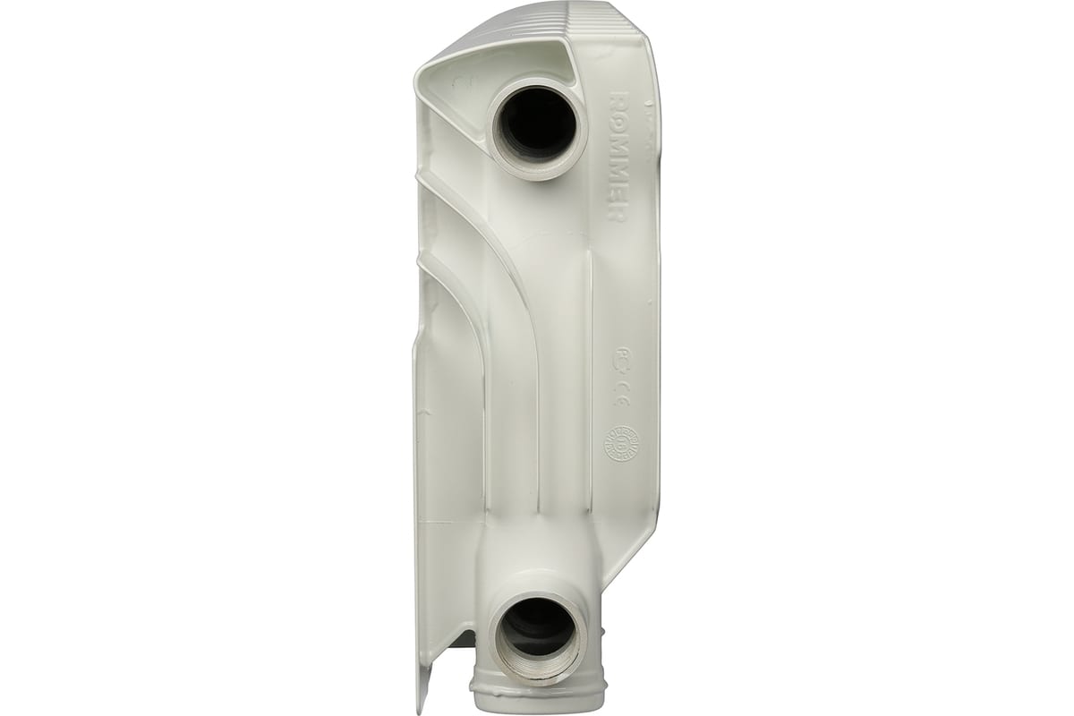 Алюминиевый радиатор Rommer Plus 200 12 секций RAL9016 89992