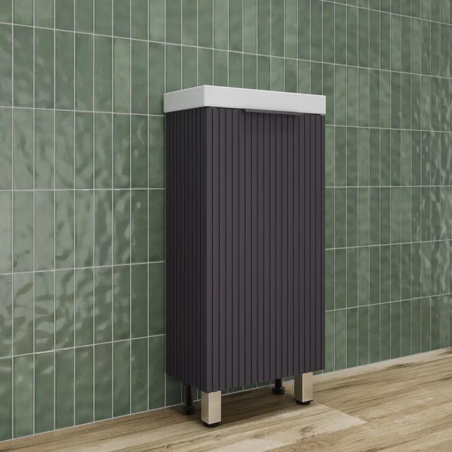 Тумба с раковиной Style Line Соло 40 см напольная