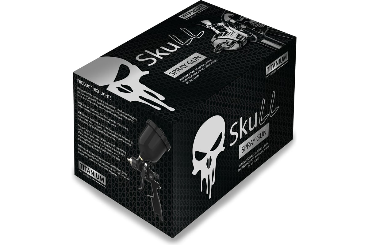 Краскопульт Radex SKULL TITANIUM Spray gun HVLP 20113