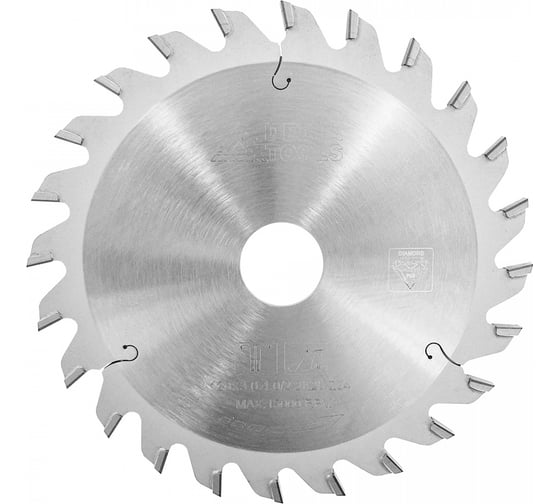 Пила подрезная коническая алмазная 180x30x3.3/4.3 мм, 36T Dtdsb 18030kon Deltatools 06-3665