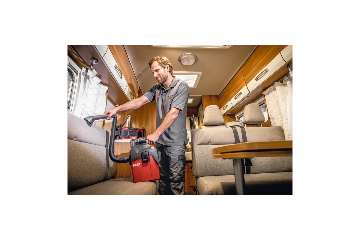 Профессиональный аккумуляторный пылесос Flex VC 6 L MC 18.0, 6 л, класс L, 18.0 В 481491