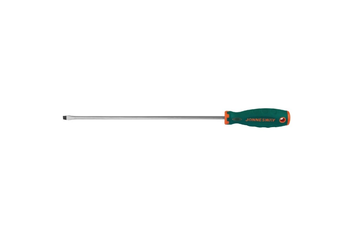 Стержневая шлицевая отвертка Jonnesway Anti-slip grip D71S8175 SL8.0х175 мм 46134