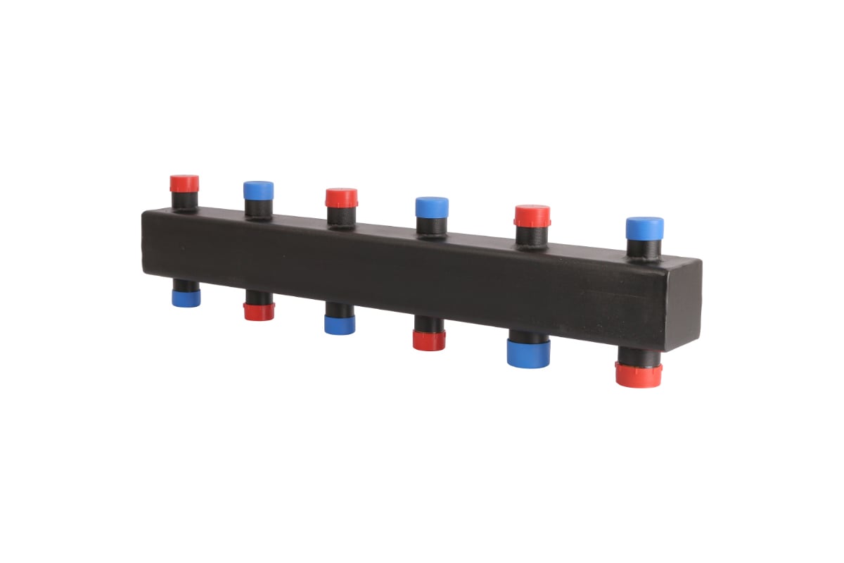Коллектор Rommer 3/5 отопительных контура, 1х1 1/4 RDG-0016-004035 RG008T2Q21Q3AD