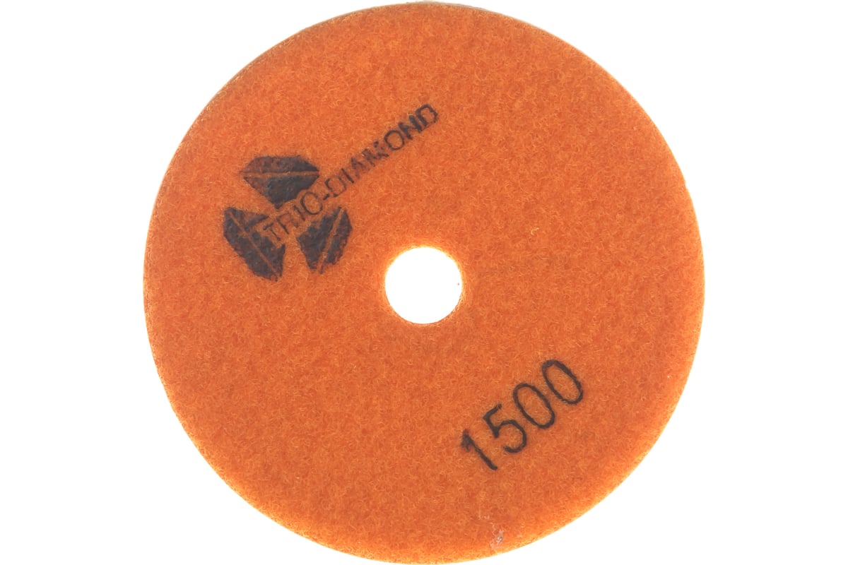 Круг алмазный гибкий шлифовальный Черепашка № 1500 125 мм TRIO-DIAMOND 351500