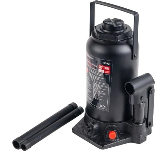 Домкрат бутылочный Forcekraft 30т с клапаном h min-255мм, h max-423мм FK-T93004 DS(26585)