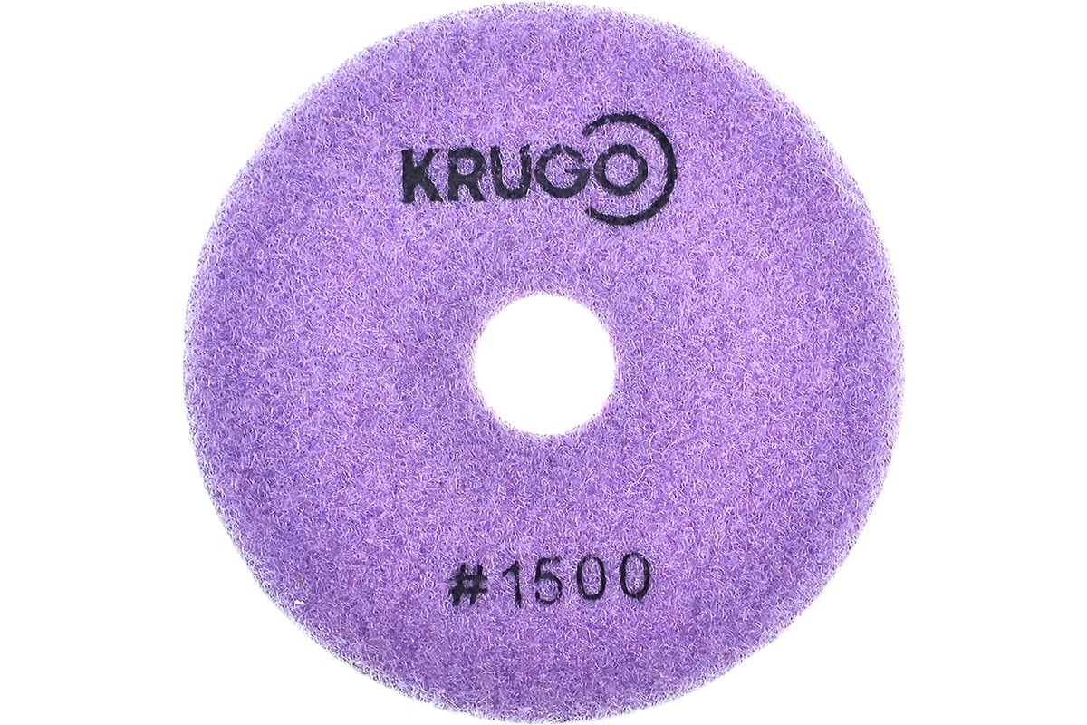 Алмазный гибкий шлифовальный круг (черепашка), 100 мм, Р1500, мокрый KRUGO PPW041500