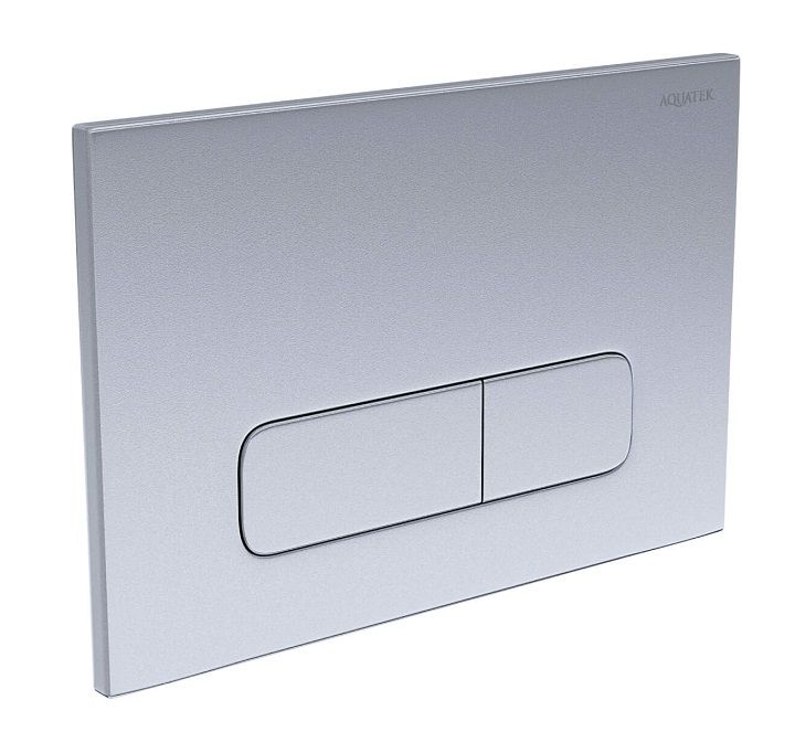 Подвесной унитаз SET Aquatek Ника-014 4в1, кнопка хром матовый