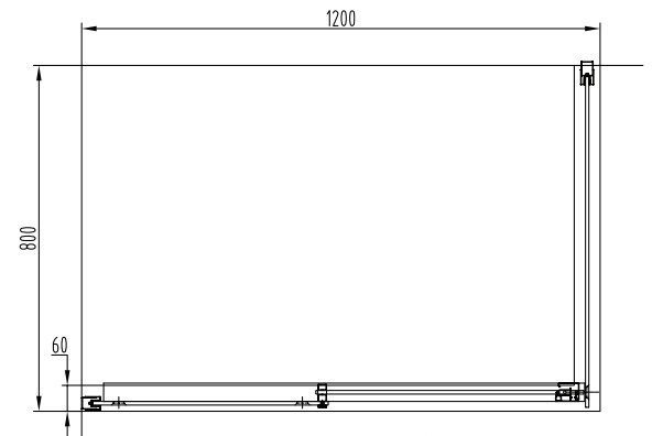 Душевой уголок Orans SR-1971 120x80 R