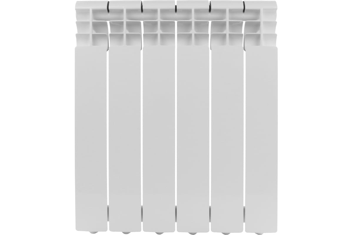 Алюминиевый радиатор Rommer Profi 500 AL500-80-80-100 6 секций RAL9016 82483