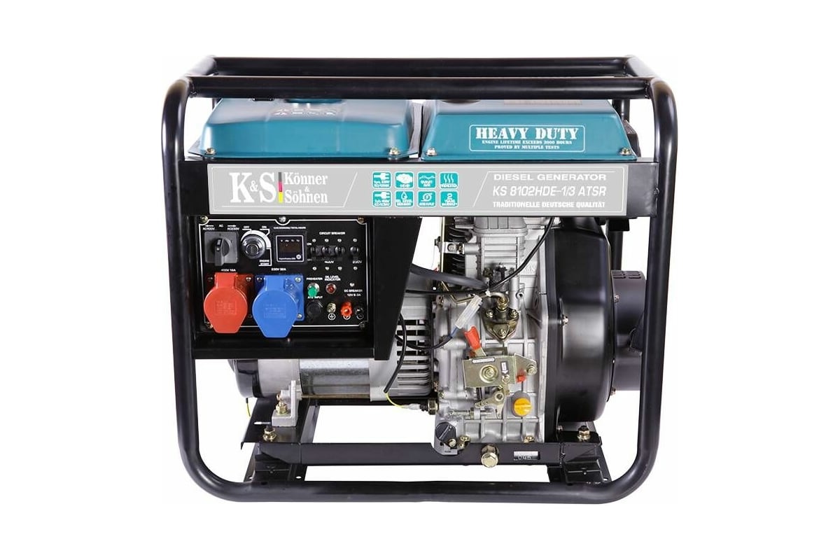 Дизельный генератор Konner&Sohnen KS 8102HDE 1/3 ATSR