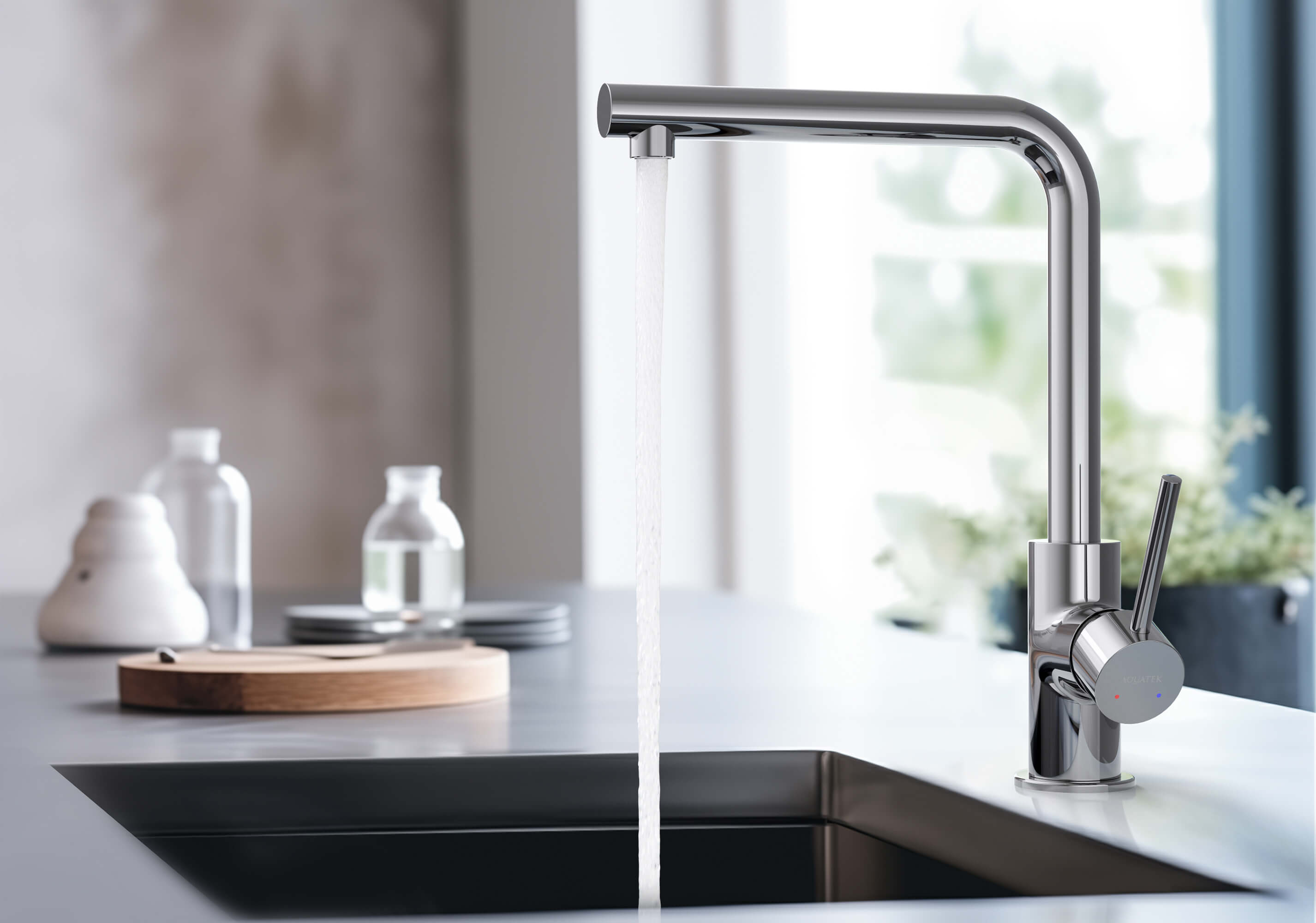 Смеситель для кухни Aquatek Европа AQ1380CR хром