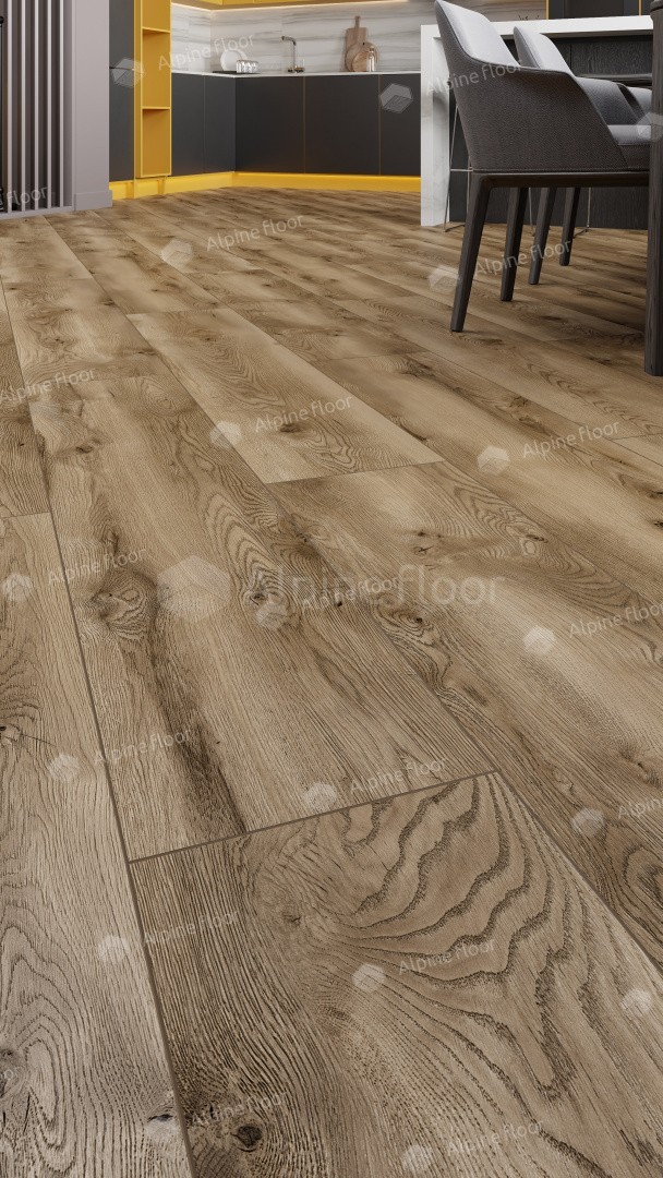 Ламинат Alpine Floor Aqua Life XL Дуб Комо 1285x280x8 мм, LF104-09