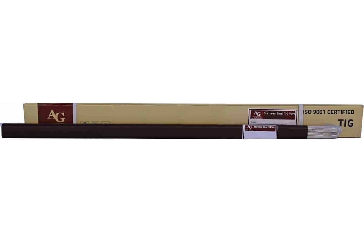 Присадочный пруток TIG ER NiCrMo-3 1.6x1000 мм, туба-5 кг AG A-2-NICRMO3-32-1000