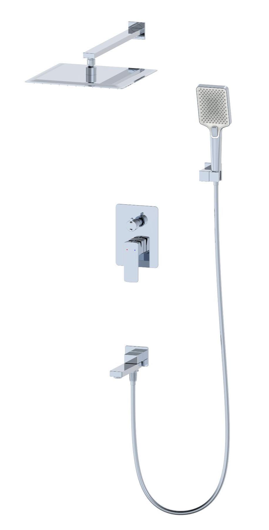 Душевой набор Wonzon&Woghand Edge WW-88939003-CR хром
