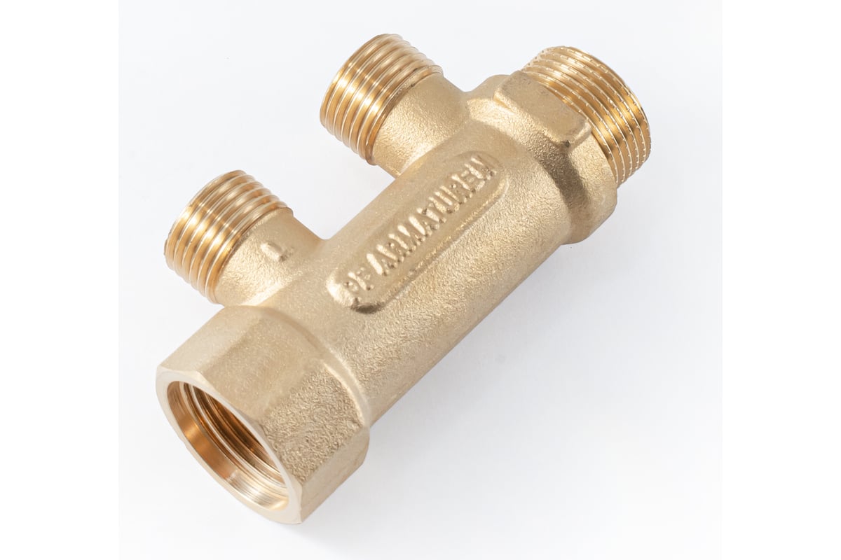 Латунный коллектор PROFACTOR в/н 3/4" х 2 вых 1/2"нар PF MF 262.2