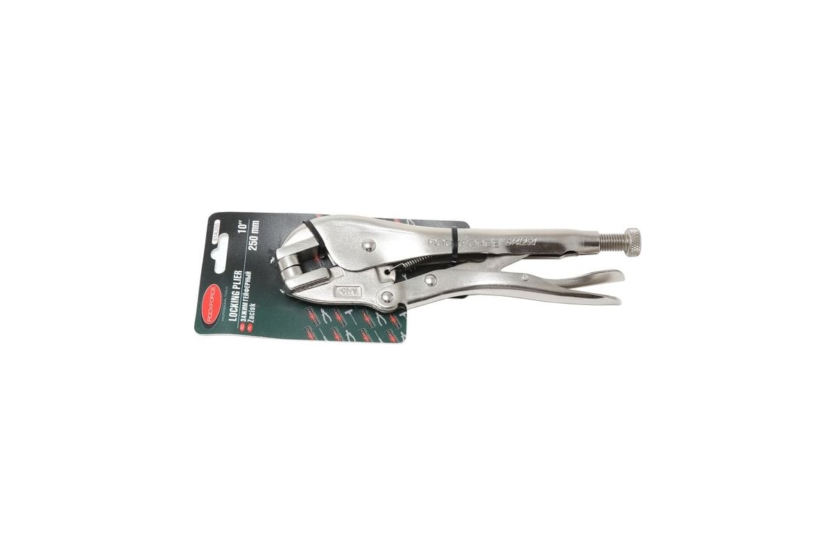 Гейферный зажим Rockforce специальный точечный 10-250мм RF-614L250(18639)