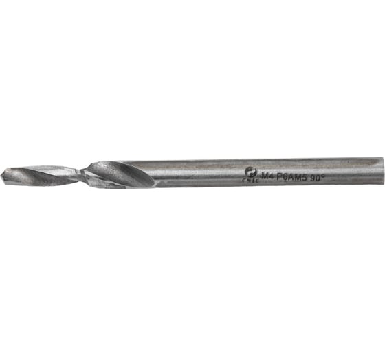 Сверло М4, d3.3х4.5 мм, 90 гр, ц/х, Р6АМ5 CNIC 53213 Сверло М4, d3.3х4.5 мм, 90 гр, ц/х, Р6АМ5 CNIC 53213