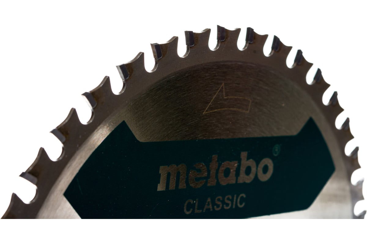 Пильный диск по металлу 165x20 мм, Z40, WZ 4 Metabo SteelCutClassic 628273000