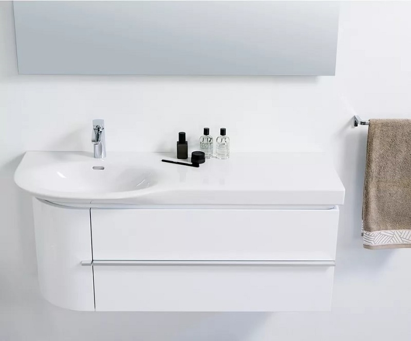 Мебель для ванной Laufen Palace New 90 см L, белый