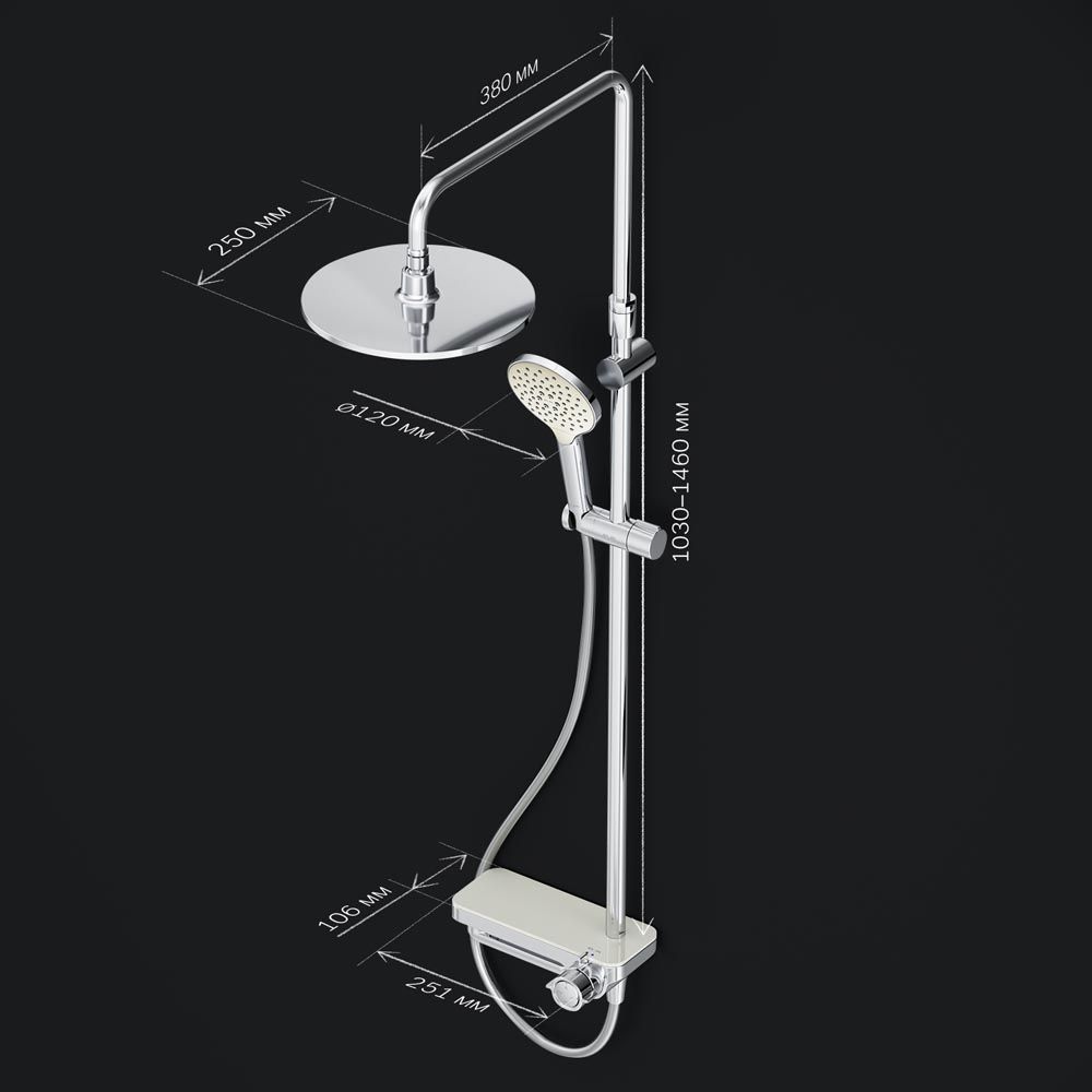 Душевая стойка Am.Pm Like F0780700