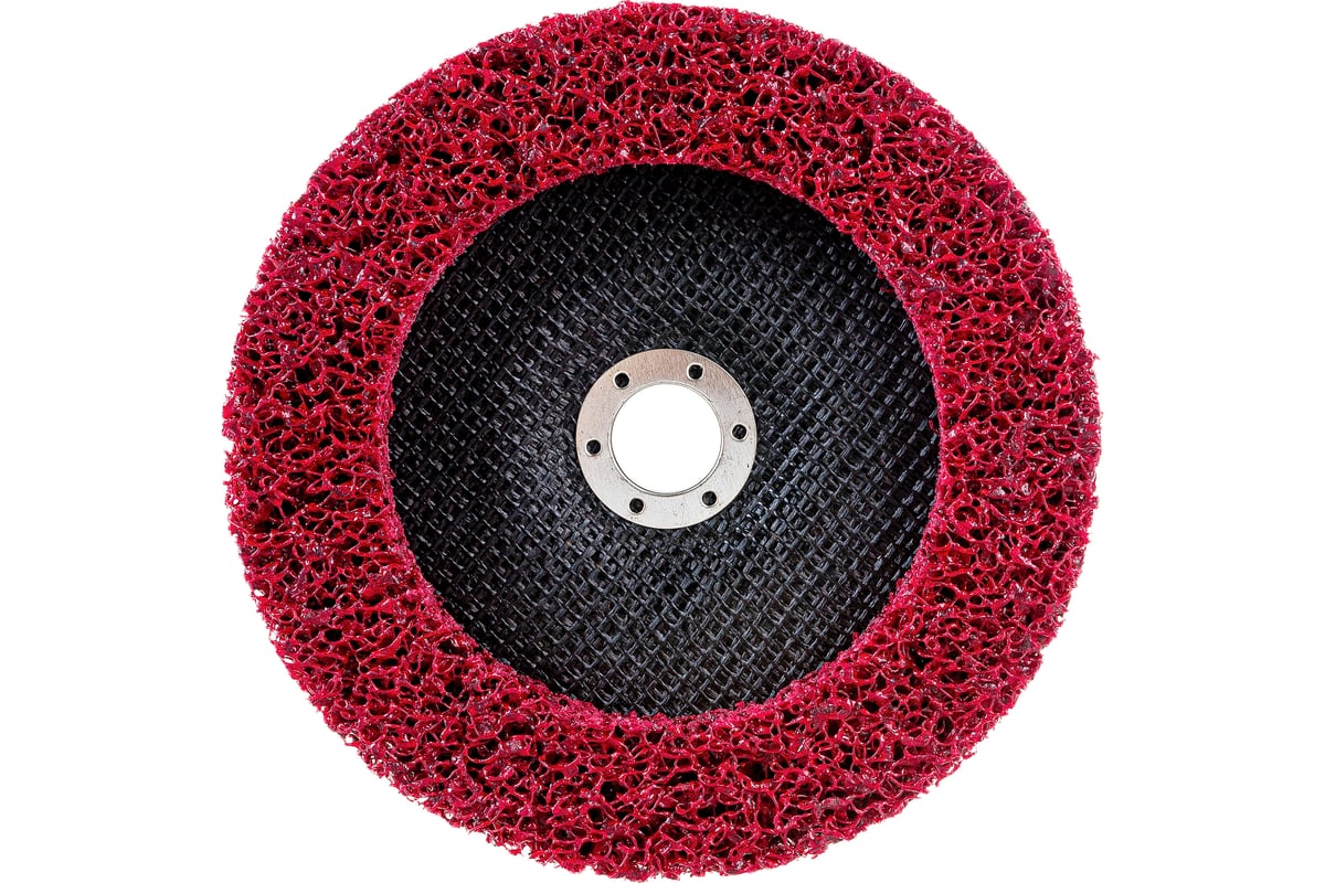Диск зачистной Clean Strip Red 178х22 мм с фибровой оправкой BlackFox 12585