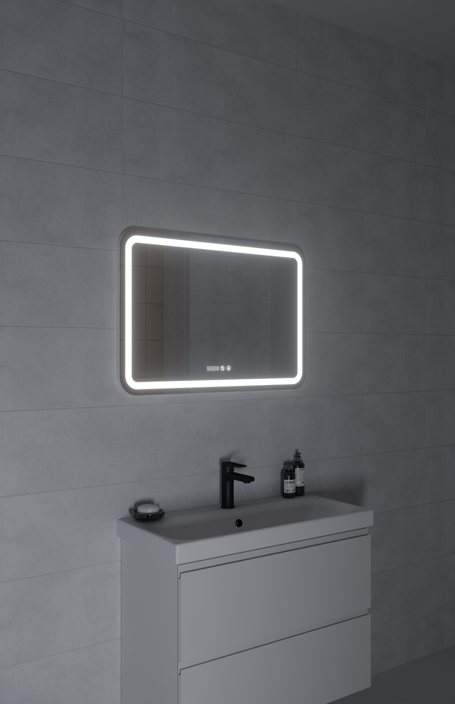 Зеркало Cersanit Design Pro 80x55 см с функцией антипар