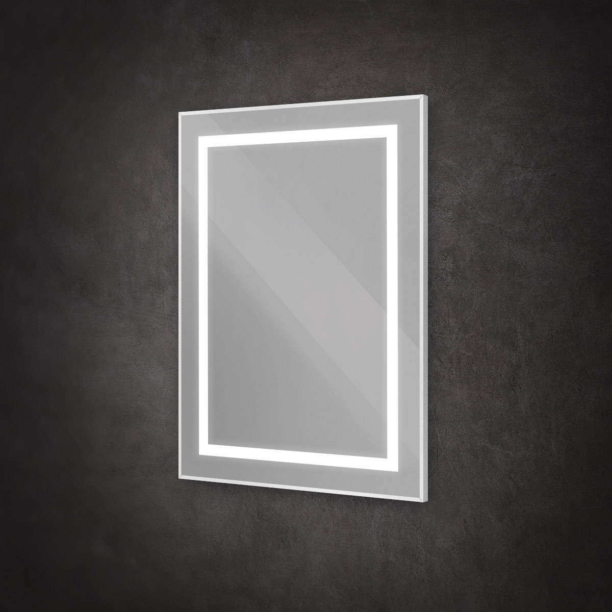Зеркало BelBagno SPC-KRAFT-600-800-SENS-AL 60x80 см сенсорный выключатель, сатин