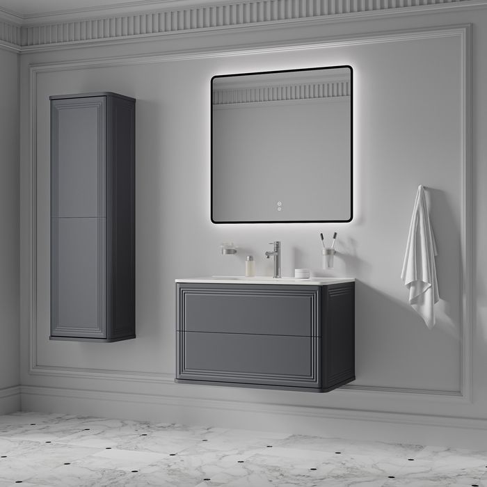 Тумба с раковиной Iddis Oxford Neo 80 см