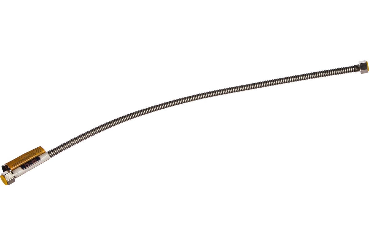 Сильфонная подводка для газа Kensudo 1/2" 80 см, внутренняя/внутренняя 26711