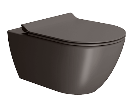 Подвесной унитаз GSI Pura 8815 55x36 безободковый