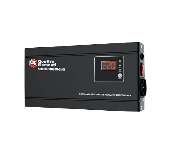 Настенный стабилизатор напряжения Quattro Elementi Stabilia 1000 W-Slim 772-562