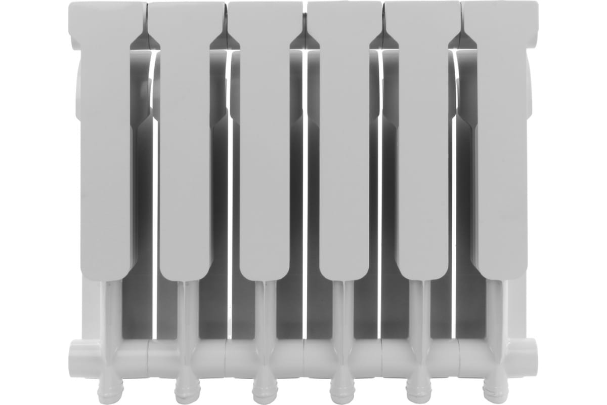 Алюминиевый радиатор Rommer Profi 350 AL350-80-80-080 6 секций RAL9016 86621