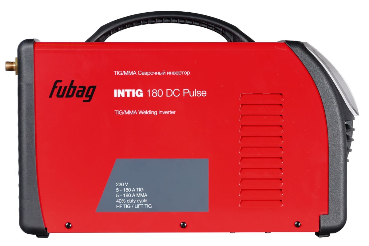 Сварочный инвертор Fubag INTIG 180 DC PULSE + горелка FB TIG 26 5P 4m 38459 68 438.2