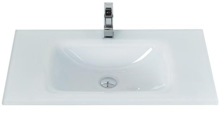 Раковина BelBagno BB810/465-LV-VTR-BL 81 см Bianco Lucido