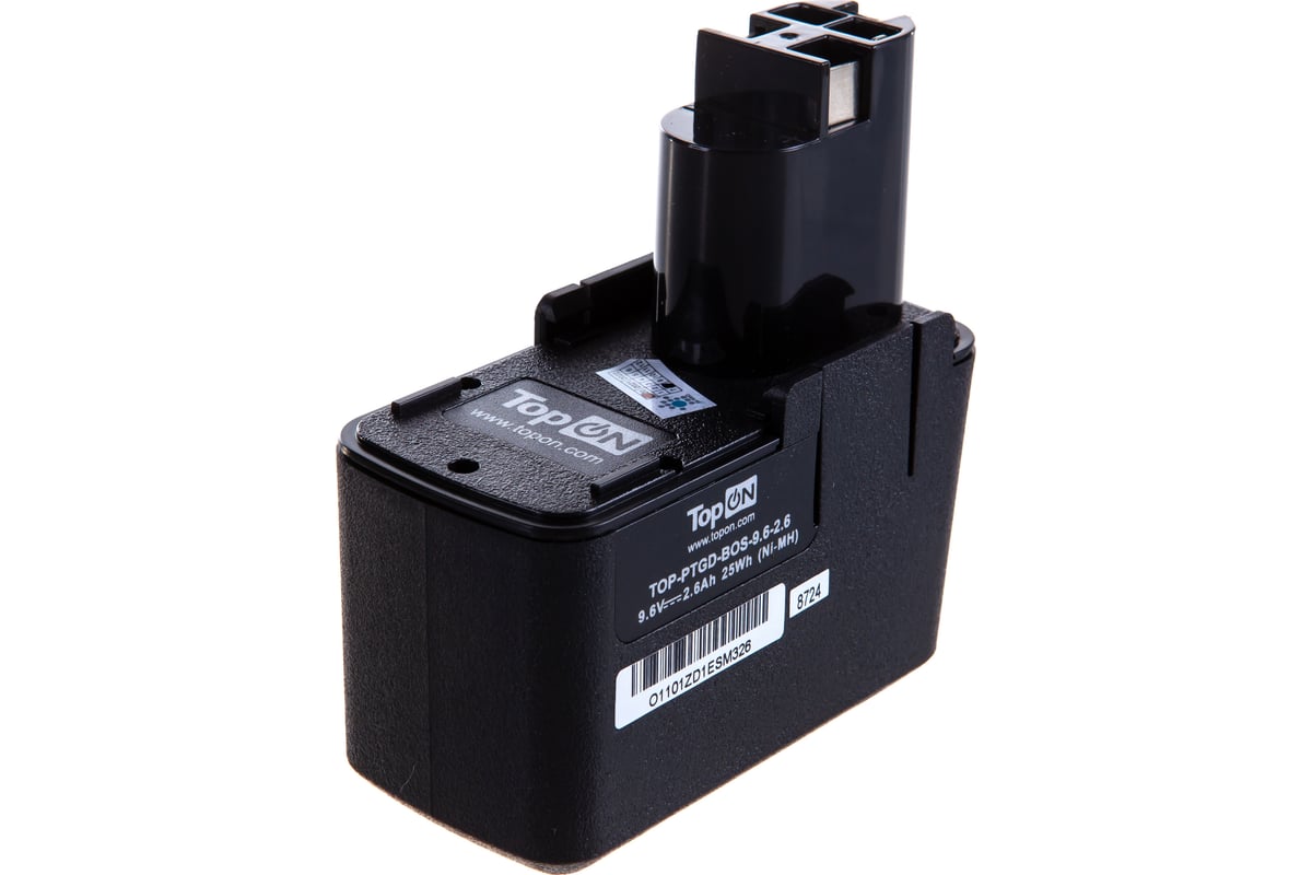 Аккумулятор Ni-Mh для электроинструмента Bosch (9.6V, 2.6 Ah) Topon TOP-PTGD-BOS-9.6-2.6