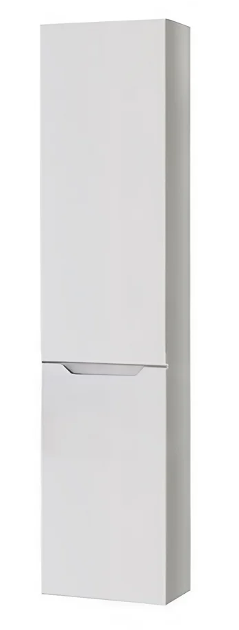 Шкаф пенал AQUAme S3 33 см белый глянец AQM9003WH