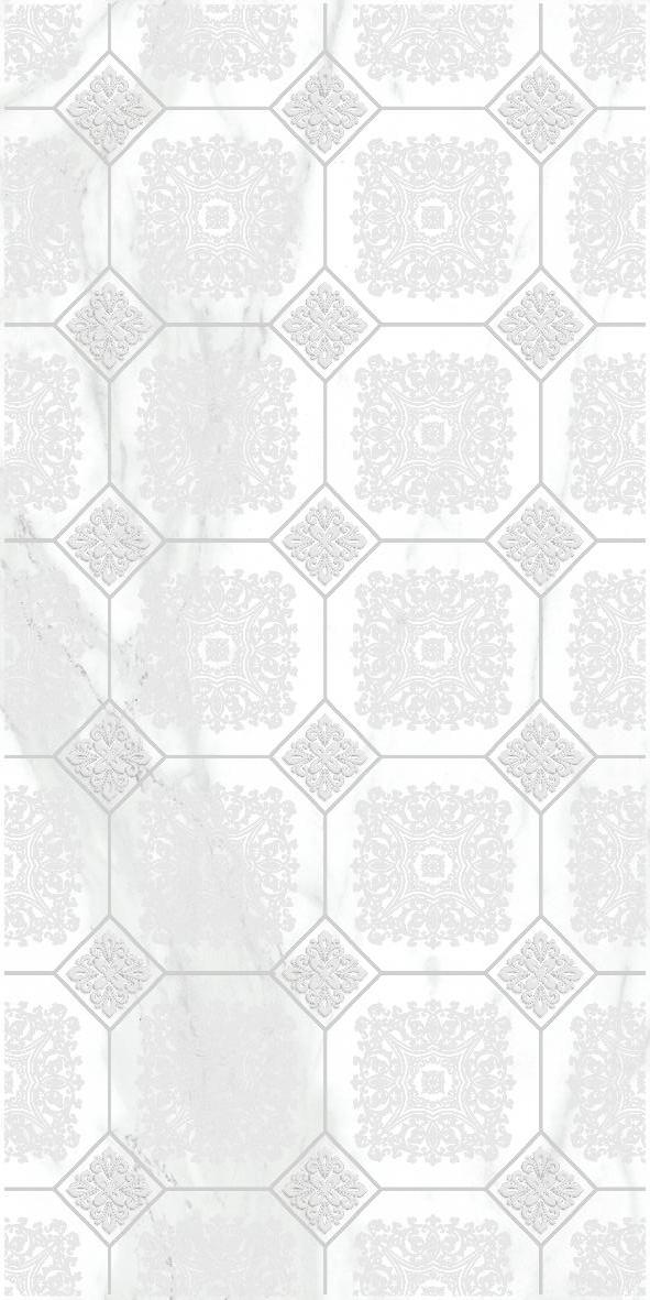 Декор Laparet Olimpus Grand белый 25х50 см, VT\A86\34021