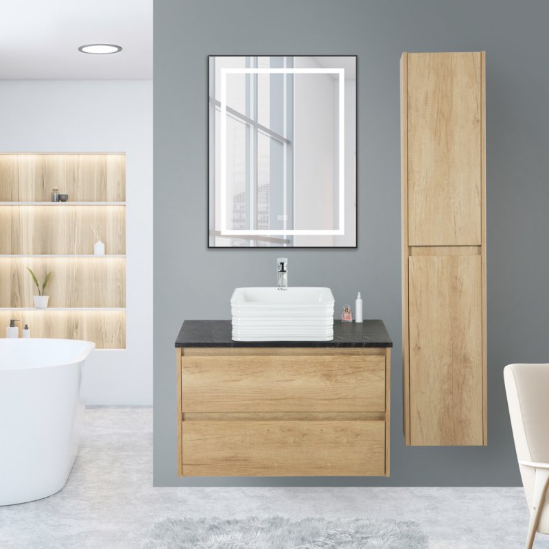 Столешница BelBagno 100 см KEP-100-MNO, Marmo Nero Opaco