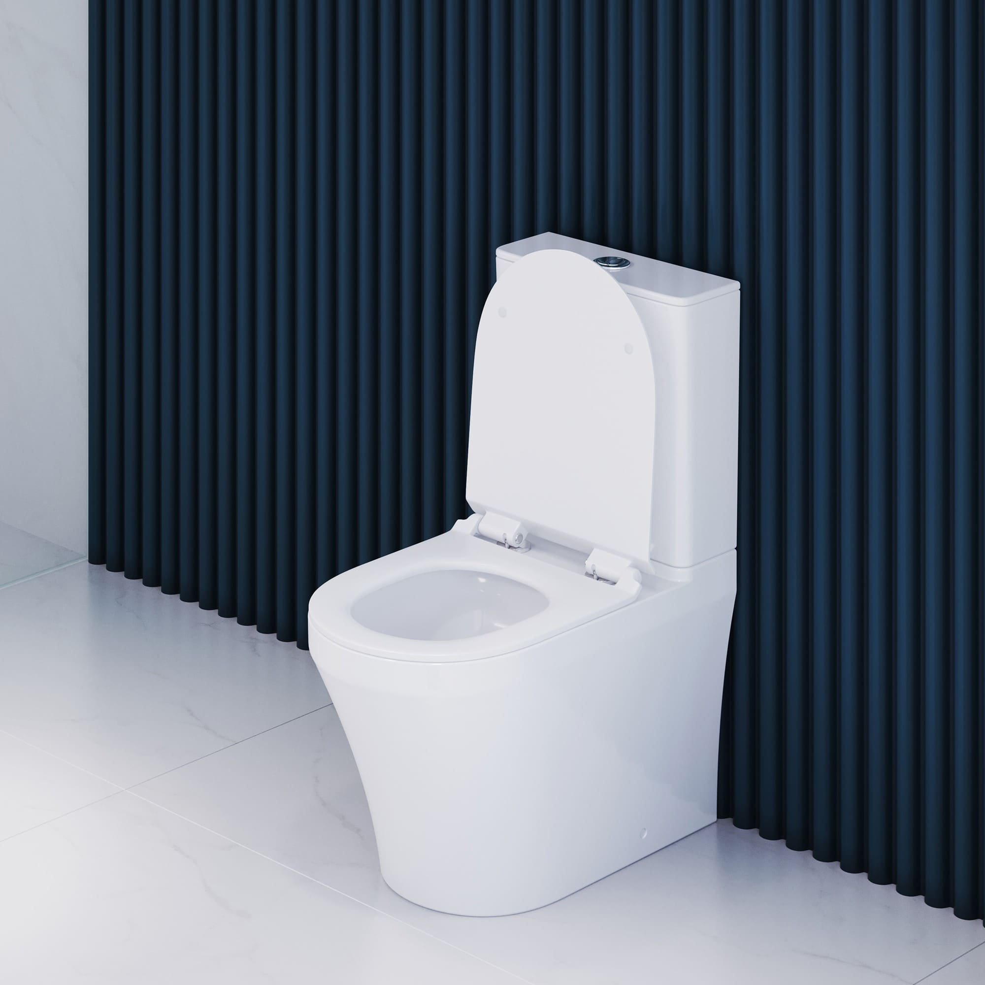 Унитаз-компакт RGW SW-06 безободковый Tornado, с микролифтом 67420106-01