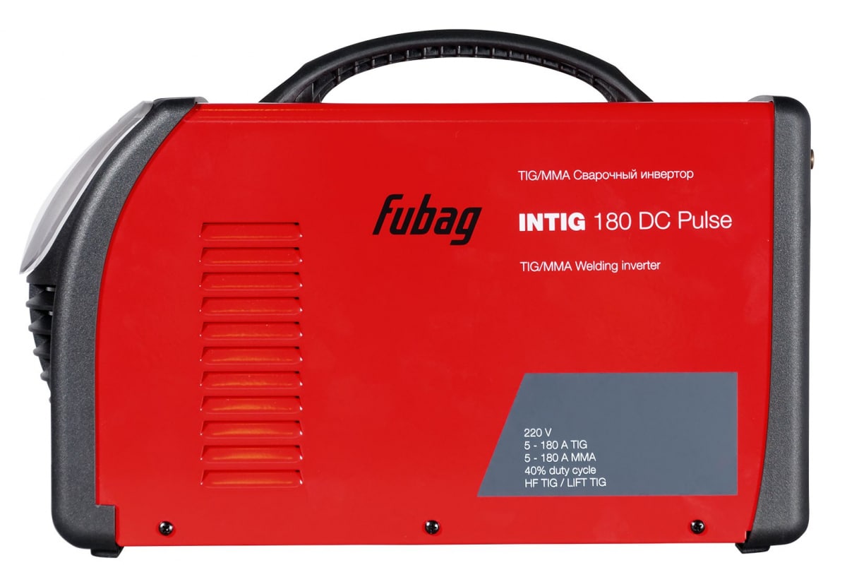Сварочный инвертор Fubag INTIG 180 DC PULSE + горелка FB TIG 26 5P 4m 38459 68 438.2
