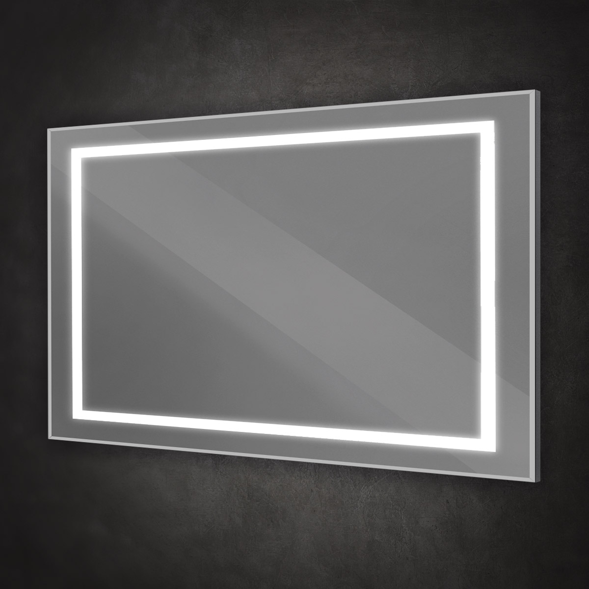 Зеркало BelBagno SPC-KRAFT-1400-800-SENS-AL 140x80 см сенсорный выключатель, сатин