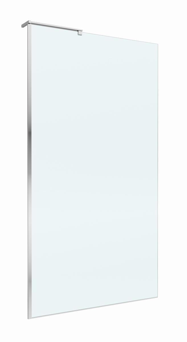 Душевая перегородка Belbagno UNO-L-1-TB-100-C-Cr 100x200 прозрачная, хром