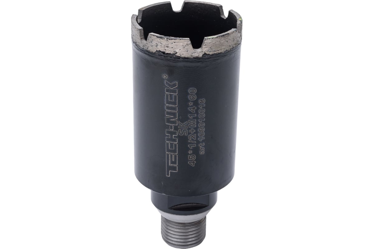 Коронка алмазная, спекание 45х60 мм, 1/2/M14 SK TECH-NICK 105610018