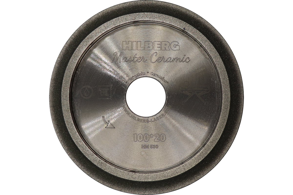 Диск алмазный для скругления края плитки Master Сeramic 100х20 мм Hilberg HM530