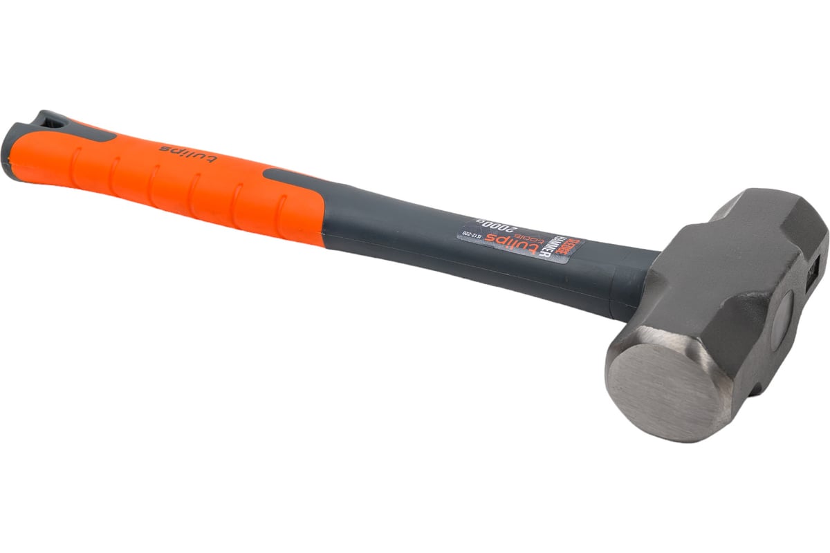 Кувалда Tulips Tools 2000 г, фиберглас, короткая рукоятка IS12-220