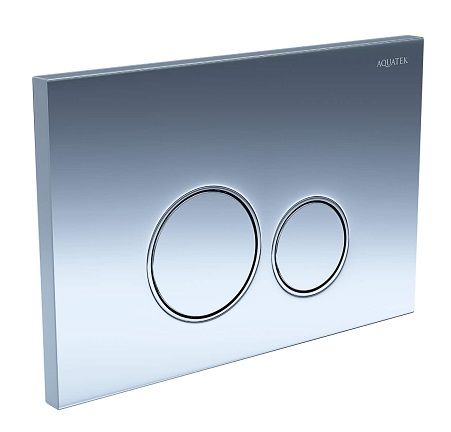 Подвесной унитаз SET Aquatek Европа-018 4в1, кнопка хром