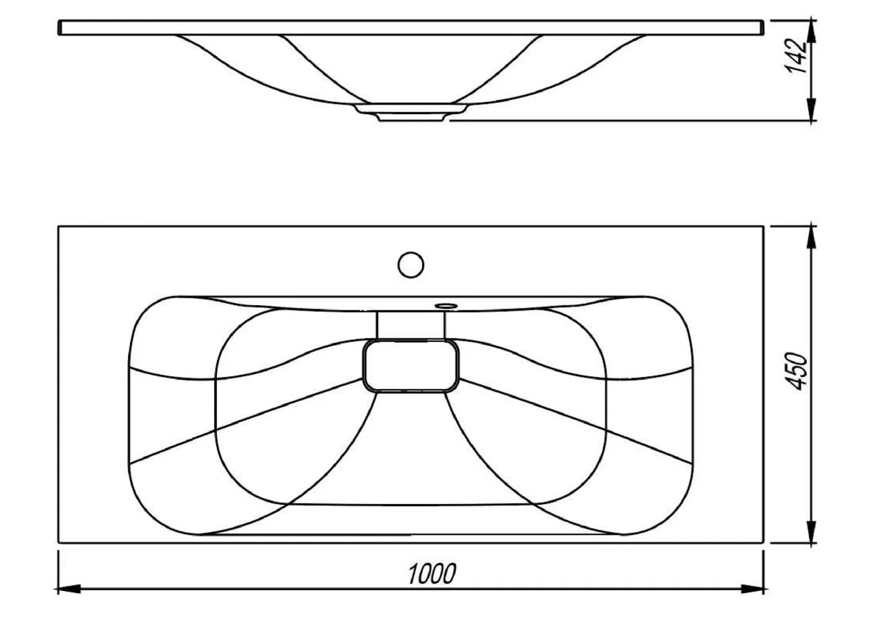 Мебель для ванной Style Line Остин 100 см напольная